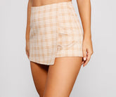 Karierter Skort „Level Up“